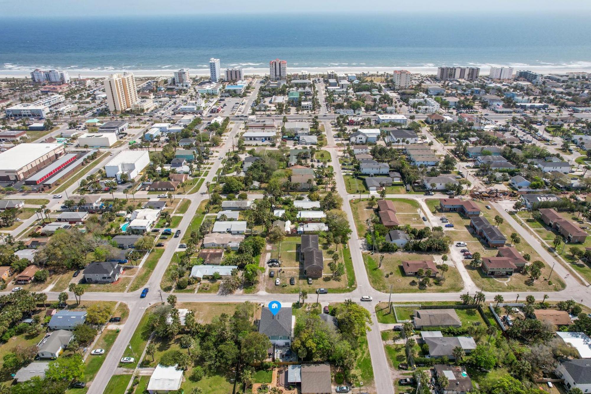 Few Steps To Ocean-4 Beach Cruisers & Free Parking & Private Backyard Jacksonville Beach Exterior foto